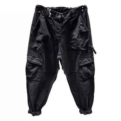 Men's Loose Fit Warm Winter Casual Pants American High Street Style Workwear Trousers Autumn Winter Collection Fashion Brand