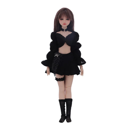 Shuga Fairy Aurola 1/6 BJD Doll Resin Toys  Surprise Gift Korean Style Glitter Skirt  For  Birthday YOSD Tiny Cute