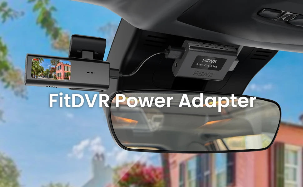 FitDVR Dash Cam Adapter (16-Pin) for Buick/ Cadillac/ Chevrolet/ GMC with Auto-Dimming Mirror, Car DVR Camera Accessories,D3-050