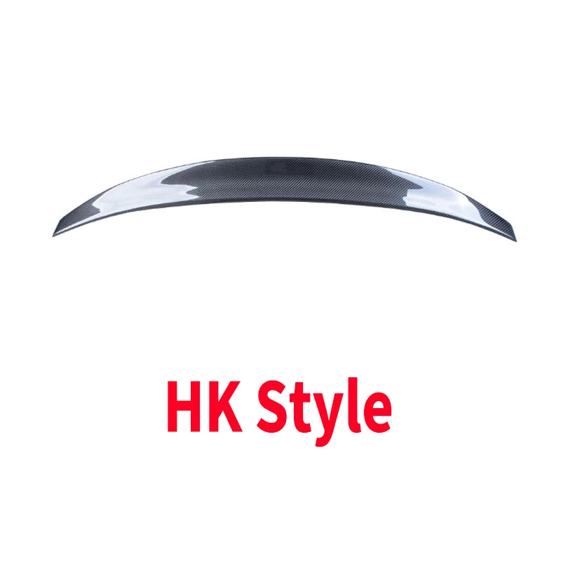 For Audi A3 S3 RS3 8V 2013-2020 Rear Trunk Wing Carbon Fiber M4/PSM/R/V/HK Style Spoiler Tail Fin Guard Board Kits Accessories