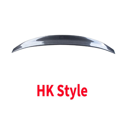 For Audi A3 S3 RS3 8V 2013-2020 Rear Trunk Wing Carbon Fiber M4/PSM/R/V/HK Style Spoiler Tail Fin Guard Board Kits Accessories