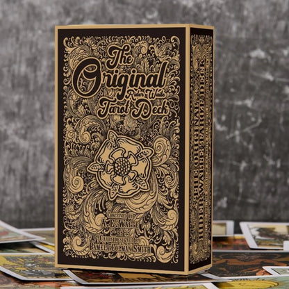 12*7cm Rider Waite Tarot Cards - 78 Card Original Tarot Deck with Instruction Manual - Traditional Divination Tool
