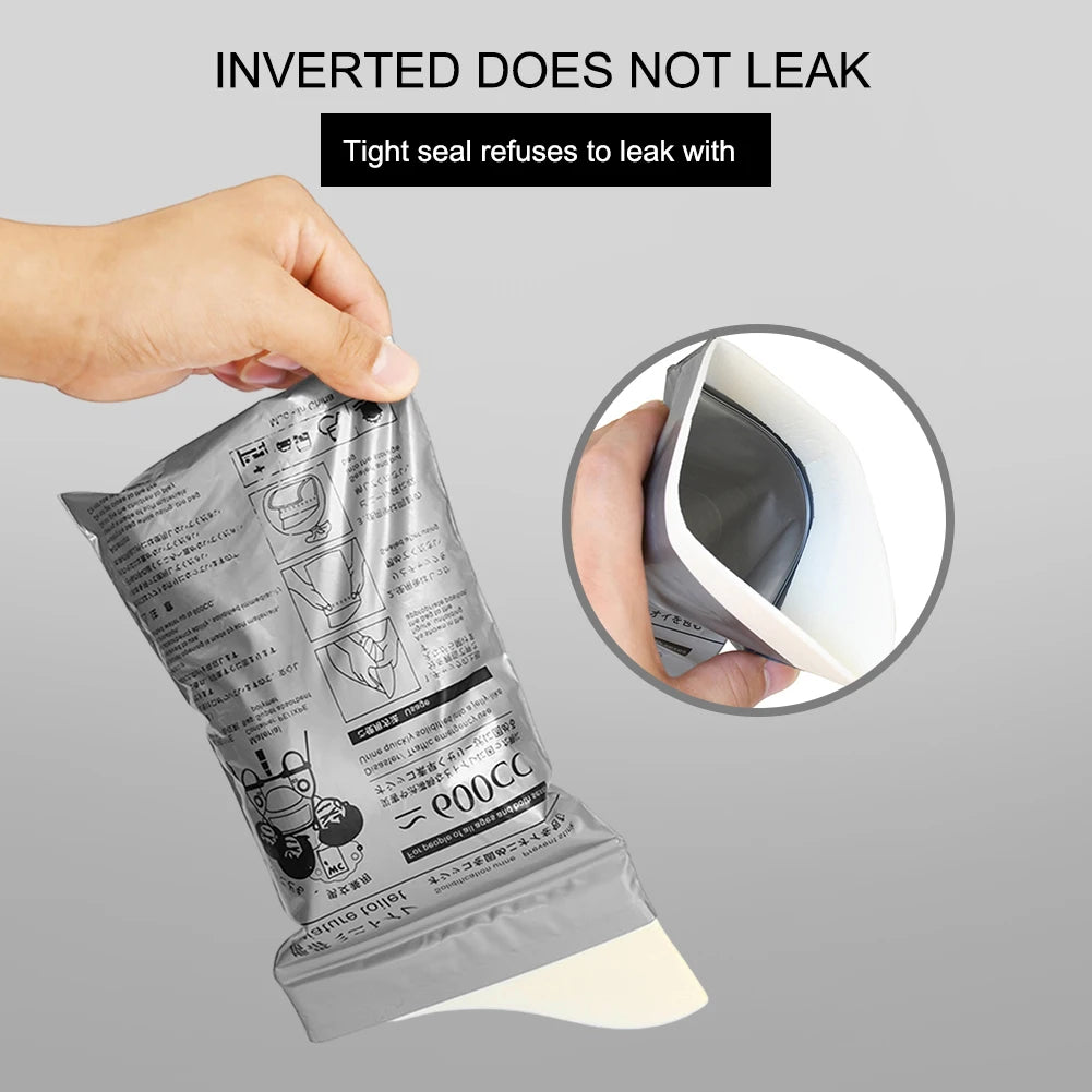 100-8PC Outdoor Emergency Urine Bags 600ml Disposable Travel Mobile Toilet Portable Urinal Bag for Female Baby Male Vomiting Bag