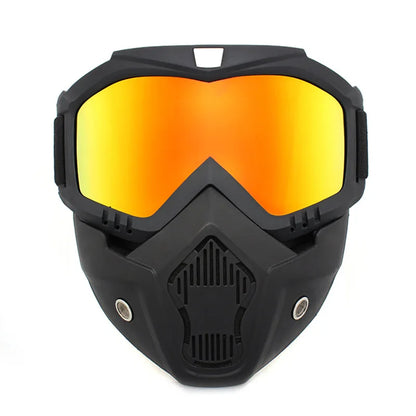 Dustproof Motocross Glasses Adjustable Motorcycle Goggles Breathable Full Face Protective Dirt Bike Off-road Windproof Mask
