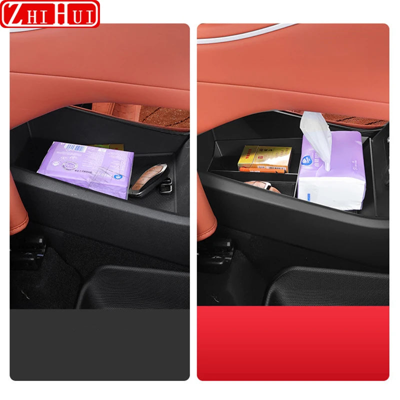 For BYD Sealion 8 Atto 8 Tang L Car Central Control Armrest Storage Box Lower Screen Storage Interior Modification Accessories