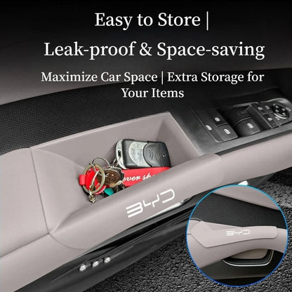 BYD  Atto 3 Silicone Storage Box for Front & Rear Doors, Interior Car Modification Accessories