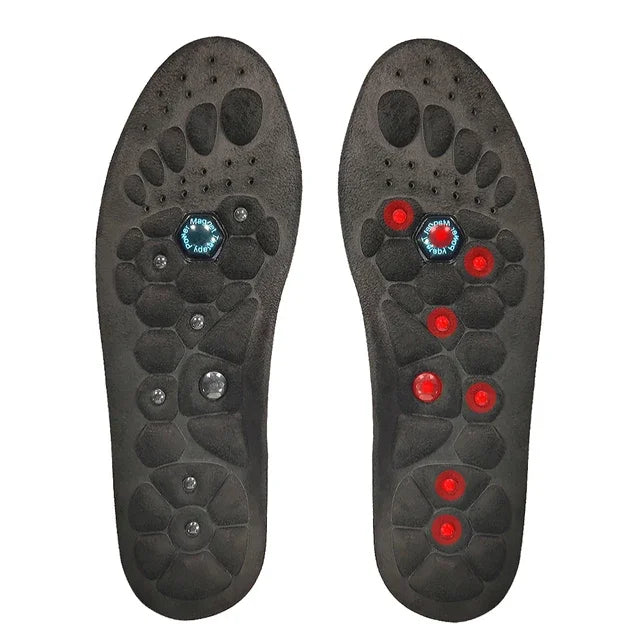 1 Pair Magnetic Therapy Foot Acupressure Insole Arch Support Health Massage Shoes Soles Reflexology Anti-fatigue Comfort Inserts