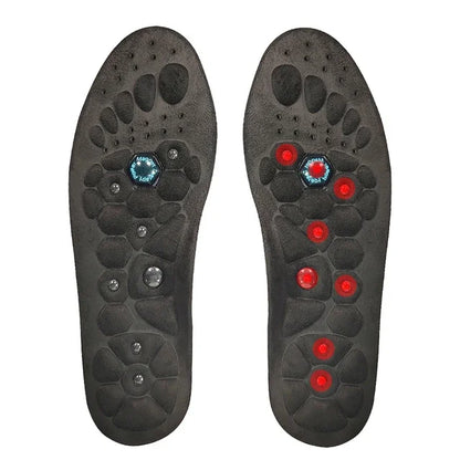 1 Pair Magnetic Therapy Foot Acupressure Insole Arch Support Health Massage Shoes Soles Reflexology Anti-fatigue Comfort Inserts