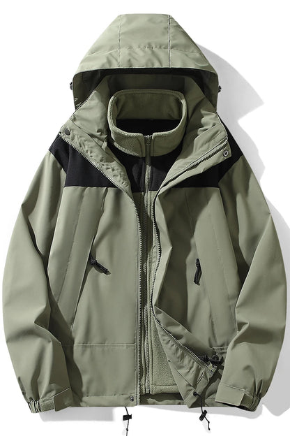 ARC Autumn and Winter Hardshell Jacket for Men and Women Simple Outdoor Sports Mountaineering Tourism Skiing Fashion Jacket