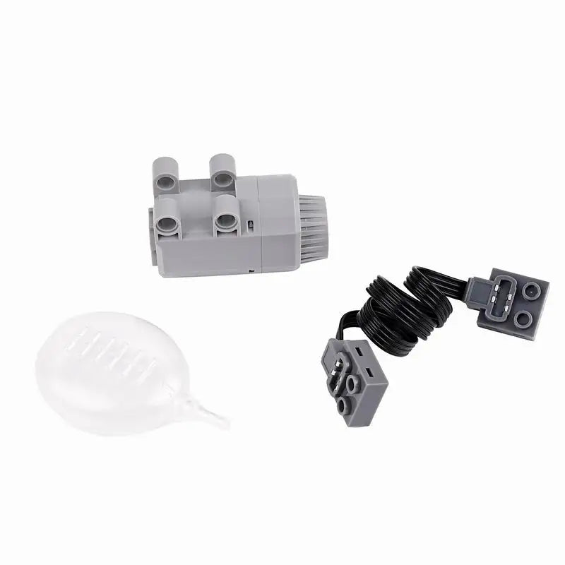 New MOC Simulated Spray Motor Smoke Electric Exhaust Parts Building Blocks Car PF Model Technical Parts Power Functions Motor