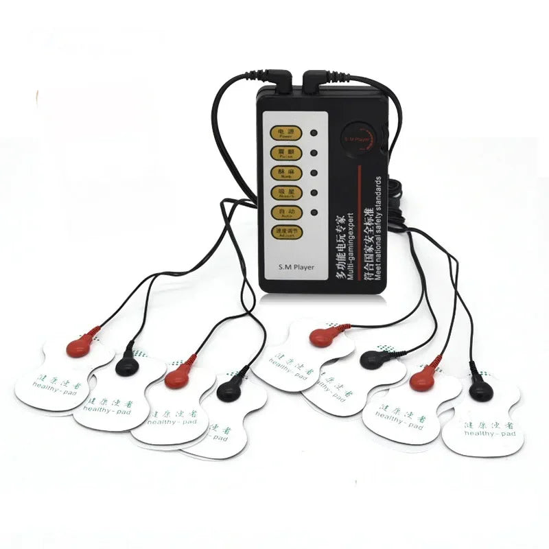 E-Stimulation Electro Massage Full Body Massager Physiotherapy For Couples Sex Toys Electric Shock Pacth Pads Nipple Clitoris