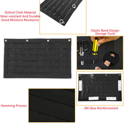Car Tailgate Storage Bag Organizer Tool Kit Pocket for Suzuki Jimny JB64 JB74 2019-2024 Stowing Tidying Interior Accessories
