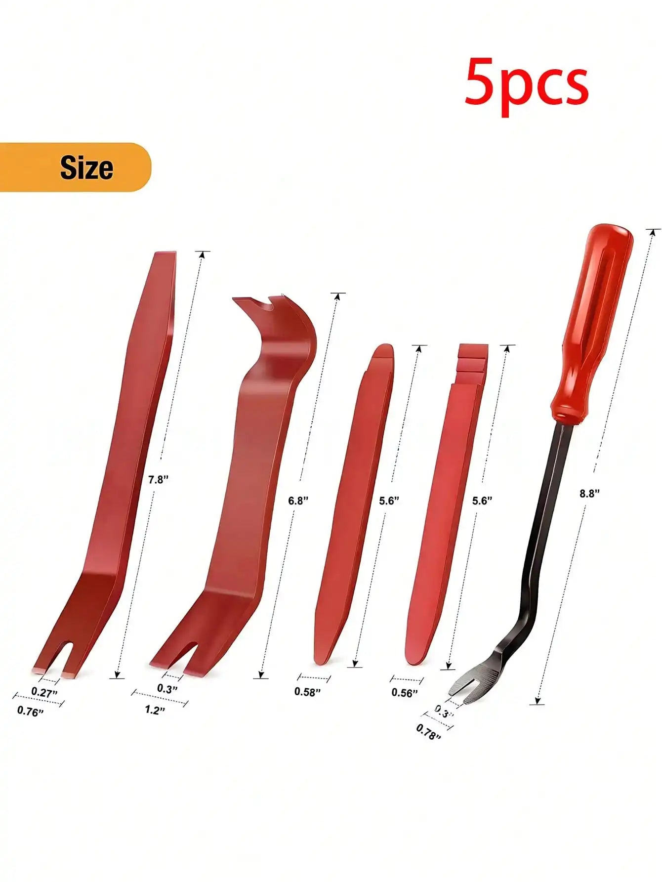 Automotive Disassembly Tool Set – Designed for Safe Removal of Car Plastic Fasteners & Interior Components