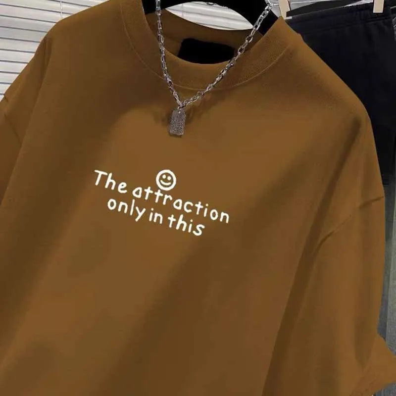 2025 European Style New Pure Cotton Short Sleeve Tshirt Women Clothing Fashion Loose Letter Print Top Office Lady Casual Y2k Tee