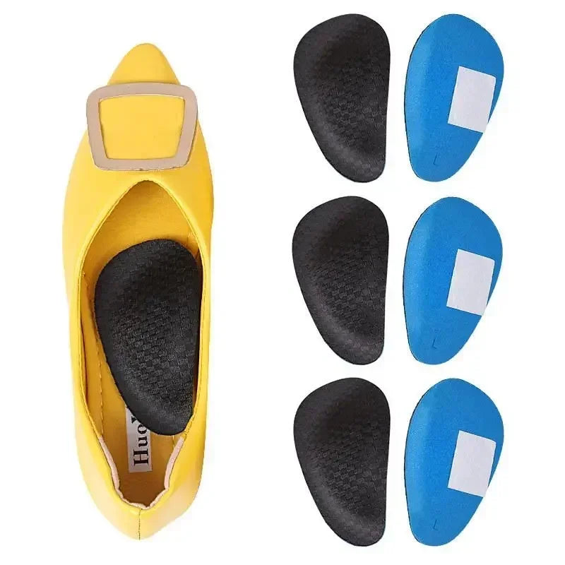 1/2/3/5pairs Sports Palm Foot Pad Flat Arch Support Half Inner Insoles Orthopedic Insoles Correcting Flat Feet Support Foot Pad
