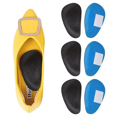 1/2/3/5pairs Sports Palm Foot Pad Flat Arch Support Half Inner Insoles Orthopedic Insoles Correcting Flat Feet Support Foot Pad