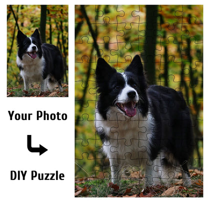Your Photo Personalized Custom Jigsaw Puzzle Add You Multiple-Specifications Own Picture DIY Wood Jigsaw Puzzle Family Gift Toys