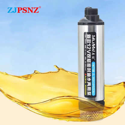 60L/min Flow 12m Head 12V 24V Car Auto Oil Pump Pure Copper Motor 265W High-power Refueling Machine Transfer Pump Sewage Pump
