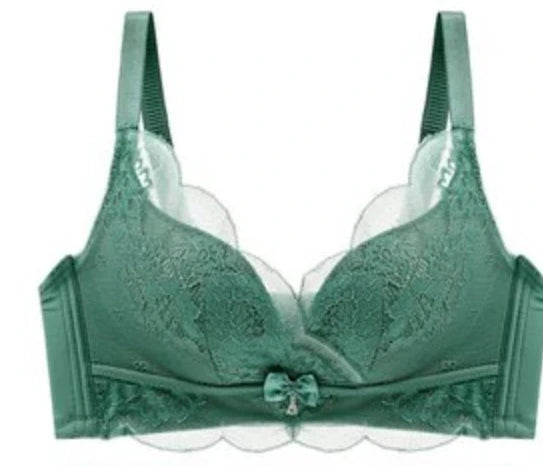Soft Comfort Wireless Lace Bra Set Push Up Adjustable Shape Breathable Skin Friendly Ladies Underwear Lingerie Set To All Season