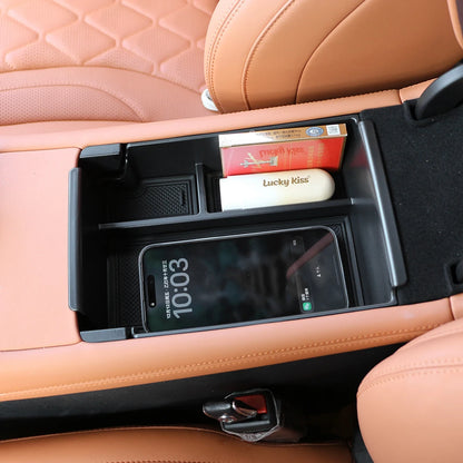 Armrest Storage Box for BYD Sealion 07 EV 2024 2025 Center Console Layered Storage Box Tray Plate Organizer Interior Accessories