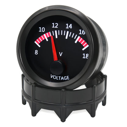 2'' 52mm Racing Car Indicator Water Temp Gauge Oil Temp Meter Voltmeter Oil Press Vacuum Boost Air Fuel Ratio EGT Instrument