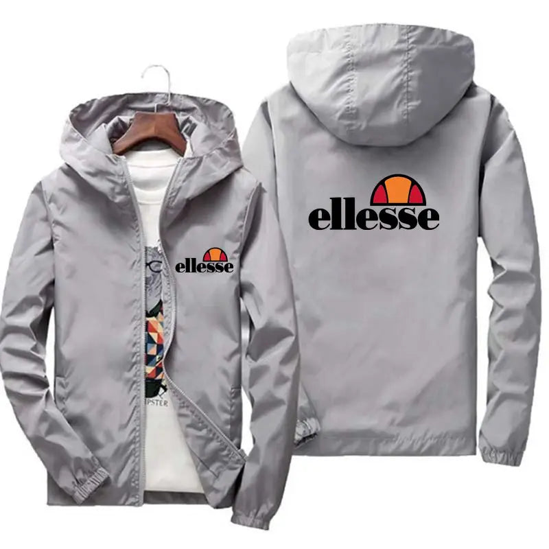 2026 spring and autumn new windbreaker mountaineering raincoat printed letters men's jacket coat