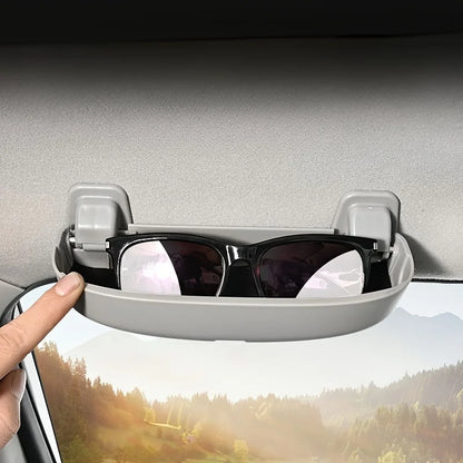 Car-Mounted Glasses Case, Original Car Model Without Handle, Modified for Universal Multifunctional In-Car Storage, Non-Damaging Installation, Car Glasses Case