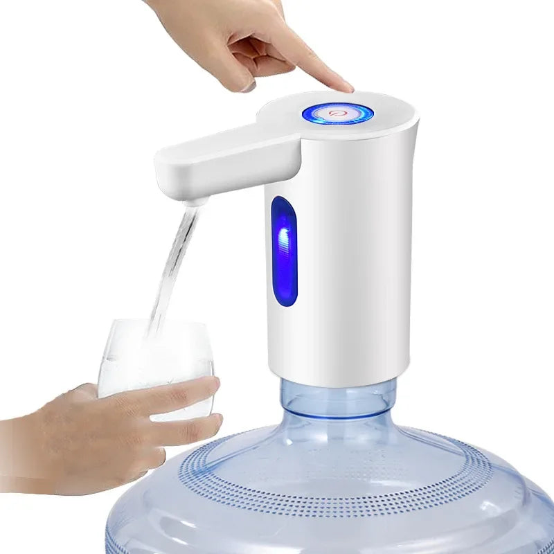 Bottled Water Dispenser Electric Mini Wireless Bottled Water Electric Pump USB Rechargeable Portable Water Pump Booster