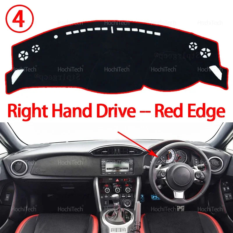 Dashboard Cover for Toyota 86 GT86 ZN6 Scion FRS Subaru BRZ 2012-20 Anti-Slip Pad Sunshade Cushion Sunshield Nonslip Accessories