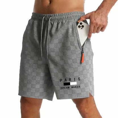 Summer New Men Printing Sweatpants Casual Shorts Men's Beach Shorts Basketball Short Trousers High Quality Sportswear Men