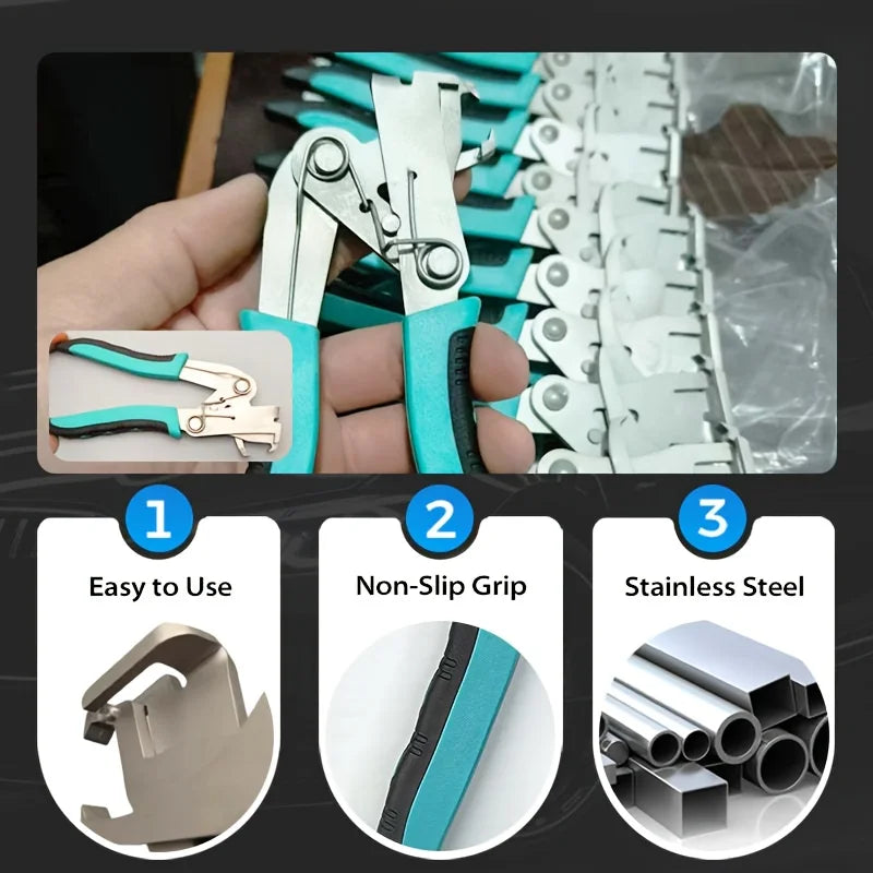 Auto Plastic Clip Pliers Compatible for Car Removal Tool,Plastic Bolt Remover with Clip Extractor for Door Panels,