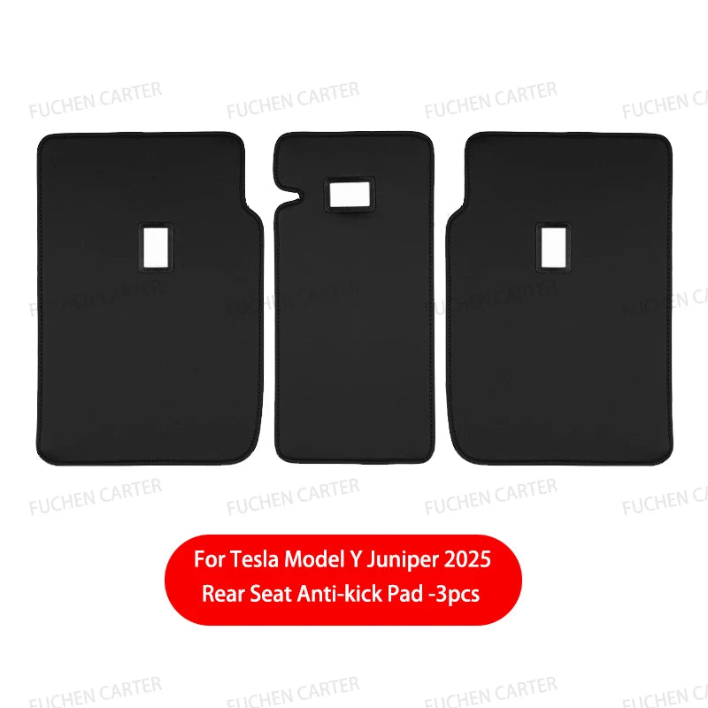 For Tesla Model Y Juniper Trunk Mat Full Coverage Trunk Both Side Guards Seat Backrest Protective Pad Cargo Liner Anti Dirty Mat