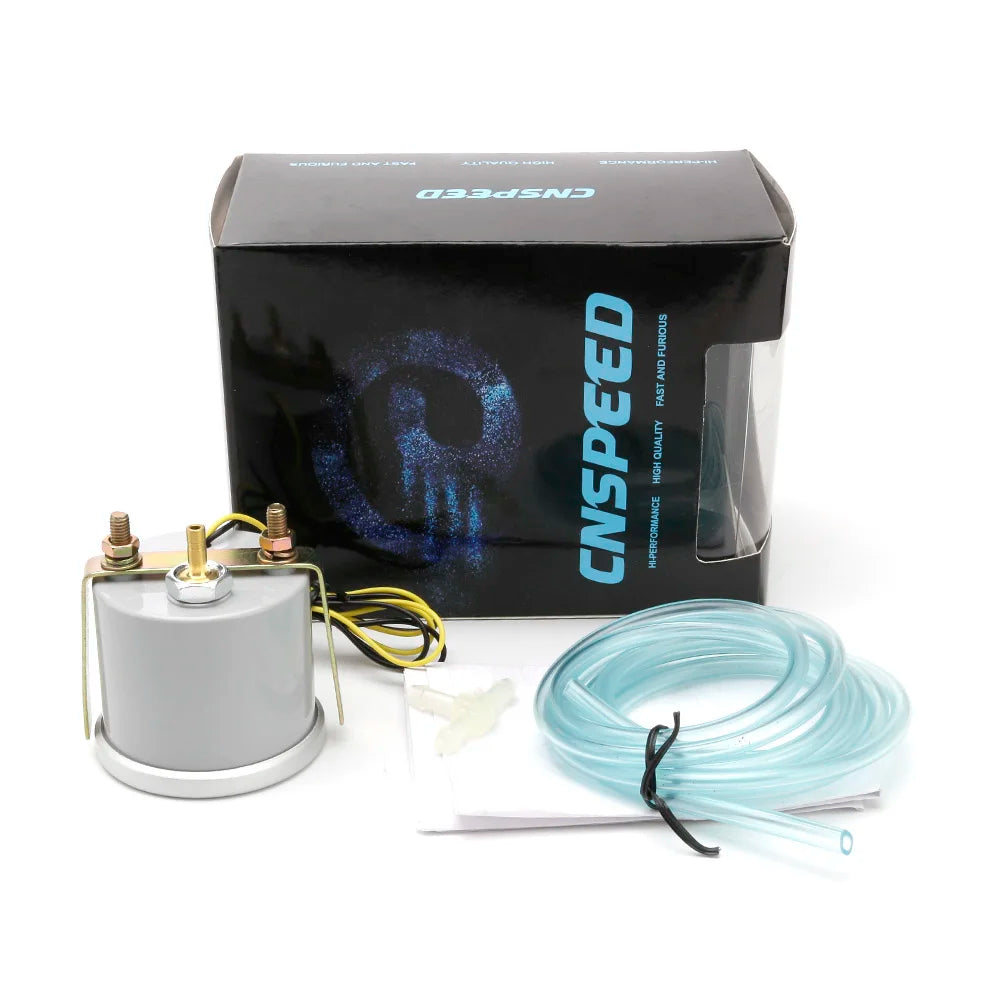 CNSPEED 2 "52mm Turbo Boost Gauge -1-2 Bar Car Smoke Len With Adjustable Auto Turbo Boost Controller Kit 1-30 PSI