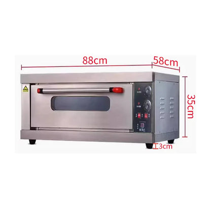 Oven Electric Commercial One Layer Plate Cake Bread Pizza Scones Large Capacity Baking Household Furnace