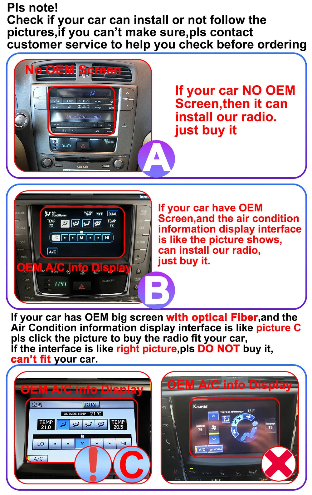12.3" 2Din DSP Android 14 Car Radio Intelligent System For LEXUS IS200 IS220 IS250 IS300 IS350 2006 - 2012 Carplay Auto Navi HU