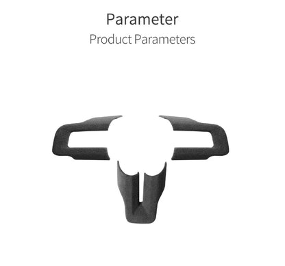 Made of Alcantara For Mustang Steering Wheel Panel Decorative Strips Trim Frame Sticker Car Premium Interior Tuning Accessories