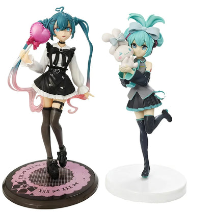 Hot Kawaii Girl Hatsune Miku Anime Figure Fashion Subclture Miku Action Figure Christmas Gift PVC Collection Model Doll Toys