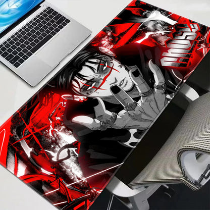 Hot Sale Anime Mouse Pad J-jujutsu Kaisen Choso Big Size Laptop Desk Mat Non-Slip Gamer Keyboard Pad Gaming Extended Mousepad