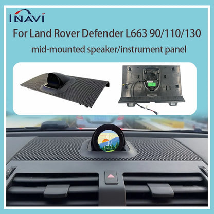 For Suitable  2020-2025 Land Rover Defender L663 90/110/130 central mount clock speaker centre instrument panel