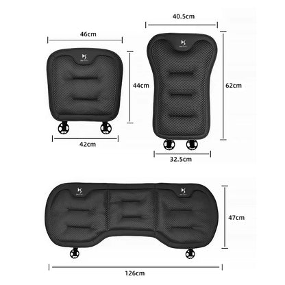 For DS SPIRIT DS3 DS4 DS5 DS6 DS7 Summer Ice Silk Car Seat Cushion All-Season Universal Front & Rear Seat Back Cushion Cool Pad