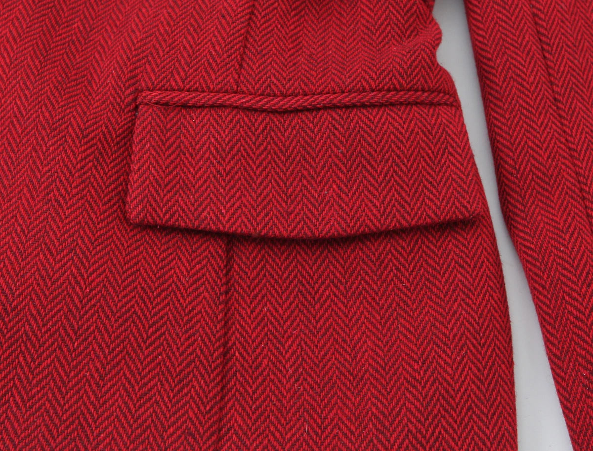 European and American style 2026 spring new women's clothing irregular belt buckle herringbone diagonal suit skirt set