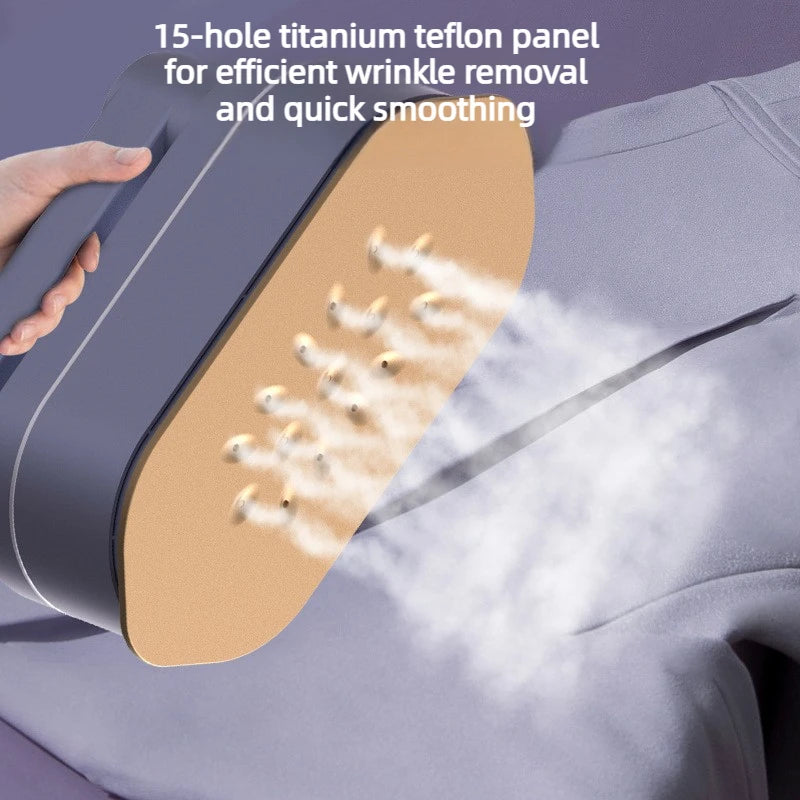 EU220V US110V Digital Display Portable Mini 1200W Household Clothing Flat Ironing and Hanging Ironing Dual-purpose Steam Iron