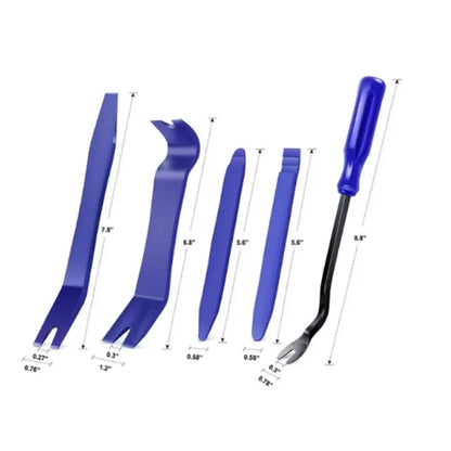 5pcs Car Disassembly Tool Kit Car Hand Tool Set Stereo Repair DVD Repair Tool Dashboard Removal Interior Plastic Trim Panel