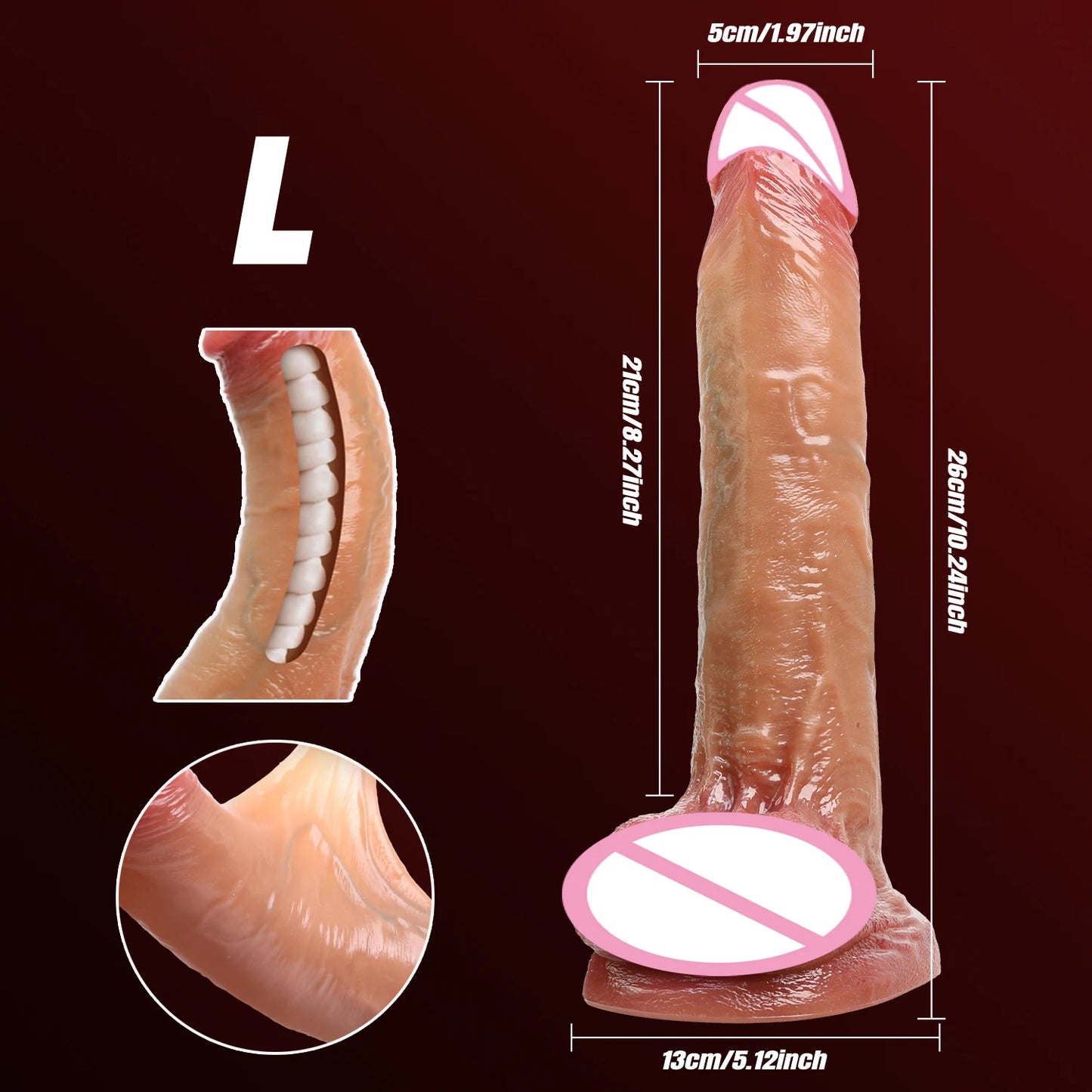 Realistic Dildo Skin Sliding Foreskin for Women Gay Sexmachine Dick Anal Masturbators Strapon Big Penis Dildos Adult Sex Toys 18