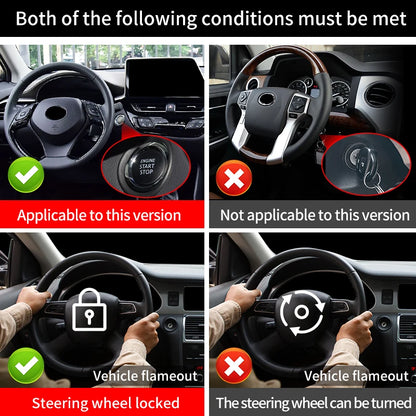 Remote Key Starter,For Toyota Land Cruiser 200 2016-2021 2020 2019 Interior Upgraded Modification accessories,body kit LC200