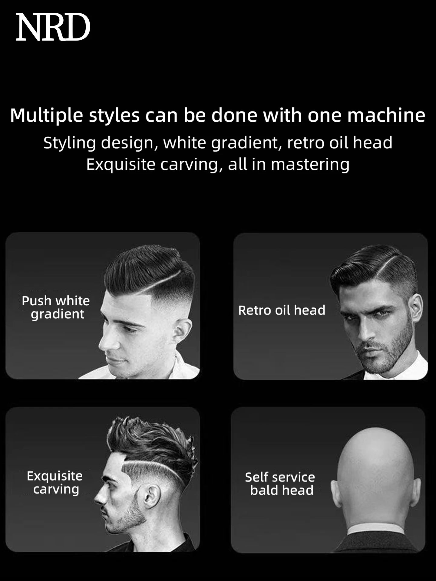 DKBAG Professional Electric Hair Clipper BRD 106 Hair Trimmer for Man 7500RPM Hair Clipper Rechargeable Hair Cutting Machine