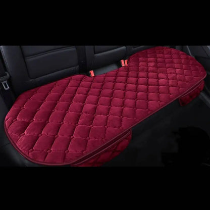 Car Seat Cover Protector Universal Winter Warm Auto Seat Cushion Rear Seat Cushion Protection Covers Back Cushion Three Piece