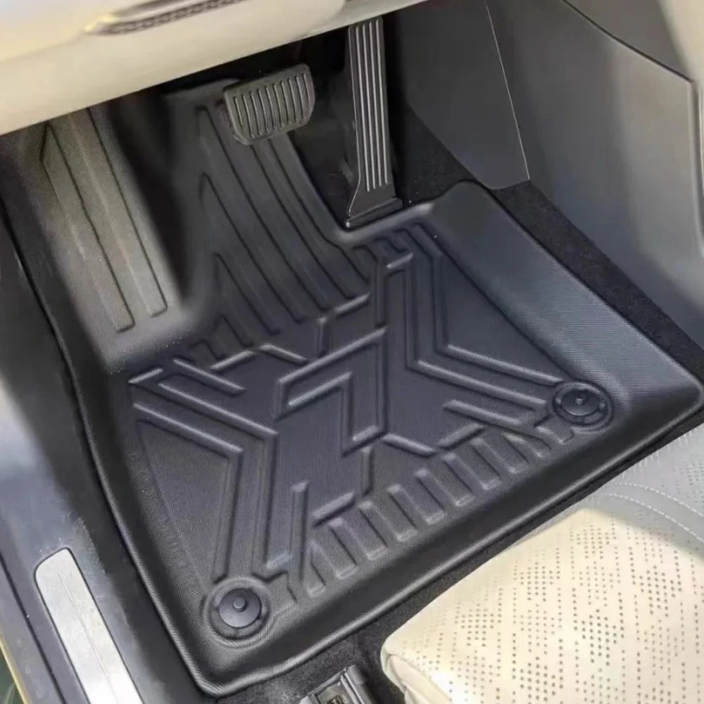 Car Floor Mats For 5 Seats Zeekr 7X 2024 2025 2026 All-Weather Cargo Liner Trunk Mat TPE Waterproof Floor Liner RHD LHD