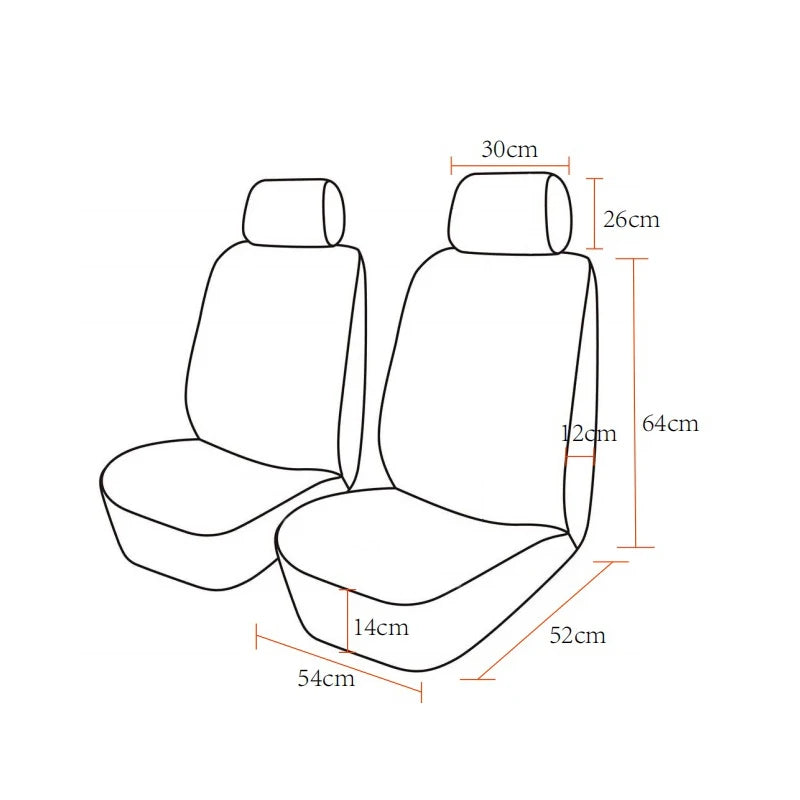 AUTOKING Universal 4pcs/9pcs Sports Car Seat Covers Set Fit for Most Car Golf 4 Car Accessories Interior Girl peugeot 207 206