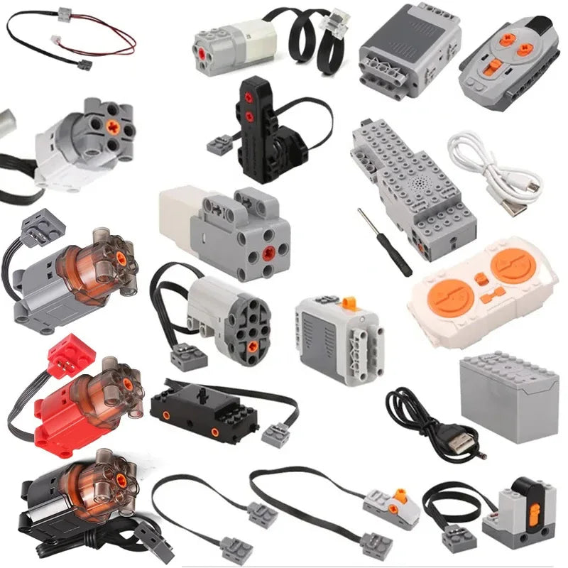 High-Tech M XL L Motor Servo Bricks Toys PF Parts 8293 8883 MOC Power Functions Motor Multi Tool Compatible With LEGO Model